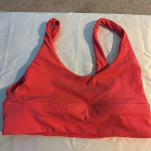 Pink align sports bra